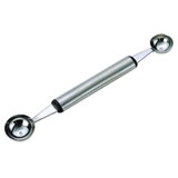 Melon balle 不锈钢双头果挖（钢柄）水果挖