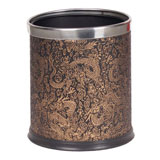 麦尔皮具 单层圆形垃圾桶